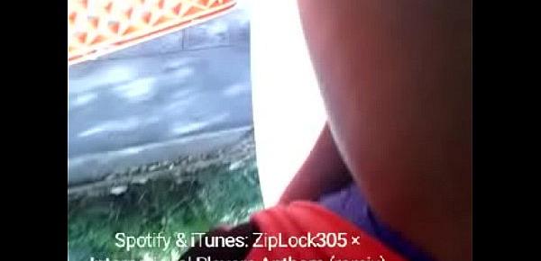  Red Bone and ZipLock305 outside fucking a thot